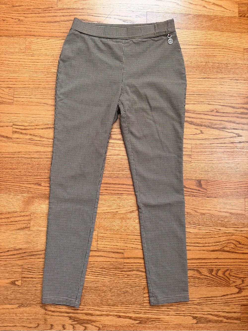 Tommy Hilfiger Women's Pull On Houndstooth Trousers - size 8